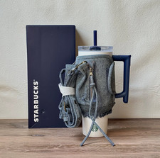 Starbucks China 2026 Retro blue Vacuum Tumbler & Ceramic Mug Collection Limited picture