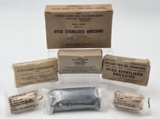 WWII-Vietnam Military Field Dressing  NoS Mixed Lot picture