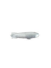Vintage Sterling Silver Germany Airship Graf Zeppelin pin c 1920s picture