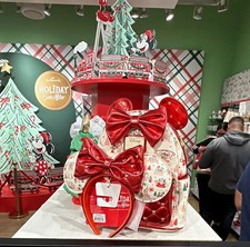 Disney x Hallmark Holiday Ever After Loungefly Backpack + Minnie Mouse Ears picture
