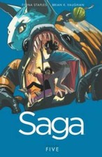 Saga, Vol. 5 - Paperback By Brian K. Vaughan - GOOD picture
