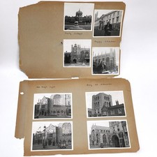 2 Album Pages, 8 1950s Photographs • Bury, Kings Lynn & Trinity College England picture