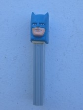 🦇Very Rare 1978 Vintage Pez Dispenser Batman USA Grey Stem DC Comics Soft Vinyl picture