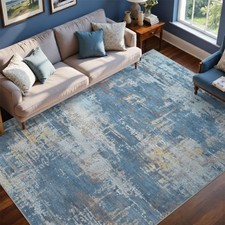 6x9 Ft Large Area Rugs for Living Room, Soft Non-Slip Washable Rugs Modern Ab... picture