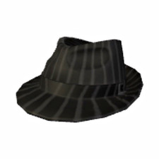 Roblox Pinstripe Fedora Head Accessory Game Item/Asset Virtual Item ID 180 picture