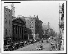 Photo:Market Street Harrisburg PA 1910s Street Scene Autos Storefronts picture