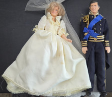 1982 Princess Diana & Prince Charles Wedding Dolls – Royal Wedding Collectible picture