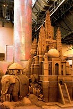 CA, Arcadia  SANTA ANITA FASHION PARK SHOPPING MALL~Sand Castle  4X6 Postcard picture