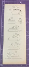 CUSTOMS FREE PASS MR. MYSTO GARDNER REA PRINT CARTOON FROM LOOK JUNE 4 1963 picture