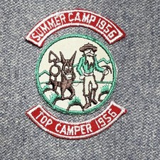 Vintage 1956 49er Council, Ca. Patch CP W/ 1956 Top Camper Segments picture