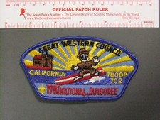 Boy Scout National Jamboree 1981 Great Western Council JSP 0707QQ picture