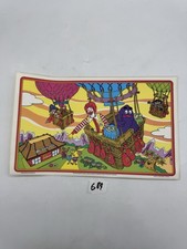 1981 McDonaldland Hot Air Balloon Characters Placemat Tray Liner picture