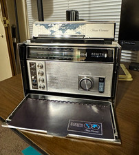 Zenith Trans-Oceanic Portable Solid State Transistor Radio VHF FM SW WW Weather picture