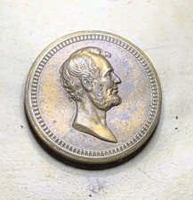 President Of The United States Abraham Lincoln , Metal 1880’s picture
