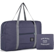 WANDF Personal Item Travel Bag, Carry On Duffle Bag Women Dark Blue picture
