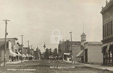 Main St. south, Aitkin, MN Minnesota (2) 1910 RPPC Photo Postcard Copy picture