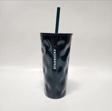 NEW Starbucks Fall 2021 Dark Green Mottled Glass Cold Cup Tumbler 18oz Fast Ship picture