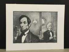 Gore Vidal's Lincoln Book Original Illustration by Thomas B Allen Franklin Mint  picture