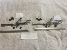 Mopar 68 PLYMOUTH VALIANT SIGNET FRONT FENDER EMBLEM 2786926+BOTH LOWER MOLDINGS picture