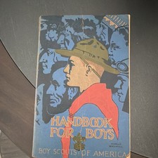 Boy Scouts of America Handbook for Boys Official Manual 1916 picture