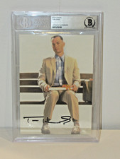 Tom Hanks Hand Signed Autographed Autograph Beckett BAS Slabbed Encapsulated picture