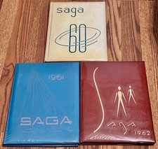 Vintage 1960, 61, & 62 Harding High School Year Books, Grad Programs & More  picture