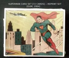 Superman 1940 Gum Trading Cards, Reprinted 1984 Complete Set Limited Edition picture