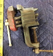 VTG Stanley Defiance Bench Vise Number 1207 Jeweler Gunsmith Hobby Vice FREE S&H picture