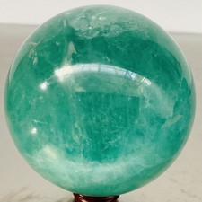 2900G Natural green fluorite Quartz Sphere Crystal Energy Ball Reiki Healing picture