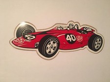 1967 VINTAGE STP FIRESTONE PARNELLI JONES TURBINE RACING STICKER DECAL INDY 500 picture