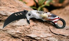 Tiger-USA  Karambit Style - American Eagle Handle picture