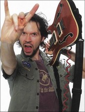 Paul Gilbert with his Signature Ibanez Guitar 8 x 11 color pin-up photo #3 picture