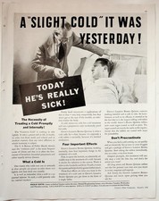Grove's Laxative Bromo Quinine 1936 Vintage Print Advertisement Cold picture