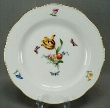 KPM Berlin Hand Painted Floral Butterflies & Gold 9 7/8 Inch Dinner Plate H picture