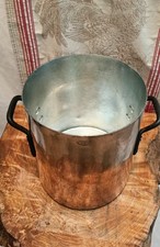 Antique DH&M-Duparquet Copper Stockpot 26cm-10.25 inch diameter Fresh Tin13lb picture