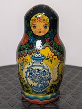Vintage, 6 Piece Matryoshka Nesting Doll Set, 1989 - See Description  picture