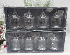 LOT 2– Vtg 2001 Dept 56 Set 4 Silver Pinwheel Spinner Birdcage Ornaments picture