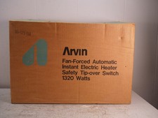 Vintage Gold Yellow Arvin MCM Space Heater Fan  Model 30H23 picture