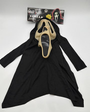 NWT  Vintage 1997 Easter Unlimited Fun World DIV Ghost Face Scream Mask 9206 GLO picture