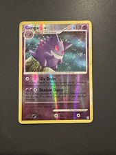 Pokemon TCG Gengar 27/130 Diamond & Pearl Reverse Holo Rare EN 2007 HP110 picture