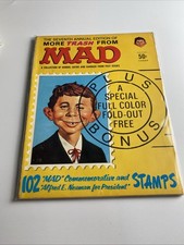 More Trash From MAD – 7th Annual Edition (1964) Stamps Included picture