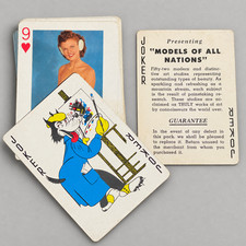 Vintage 1940s Models of All Nations Playing Cards Betty White Complete Deck picture