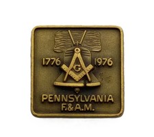 Pennsylvania F&AM 1976 Masonic Pin picture