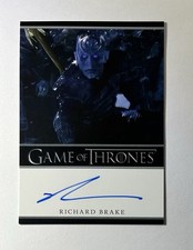 Game of Thrones Legends of the Realm Autograph Richard Brake Night King Auto picture
