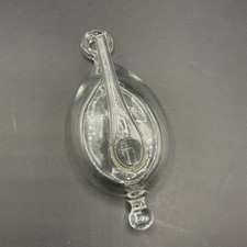 Vintage Skruf Sweden Glass Vatten Water Barometer 