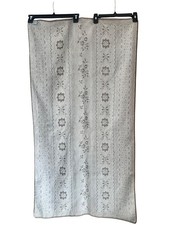 VTG Fieldcrest Floral Medallion Bath Towel Beige Brown Terry Cloth 26x48 Scroll picture