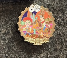 Disney D23 It’s a Small World 60th Anniversary Mystery Toy Story Woody Pin picture