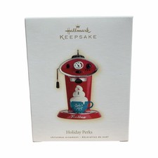 2009 Hallmark Keepsake Holiday Perks Ornament - Jolly Java - Coffee Snowman picture