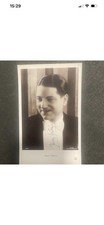 carte postale, cinéma, vintage, jean Gabin , autographe signature picture