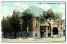1913 Normal Park Presbyterian Church Chicago Illinois Antique Vintage Postcard picture